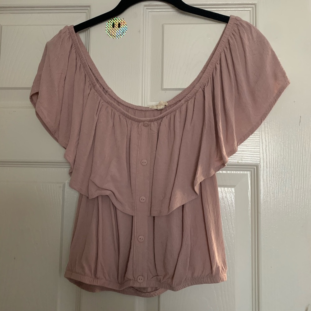blush pink top